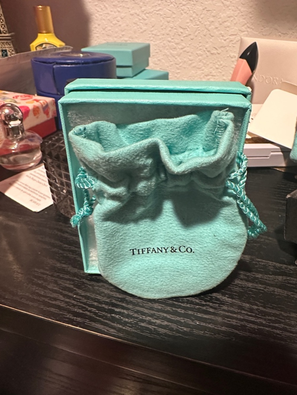 Tiffany & Co. Jewelry Pouch and Box Authentic - Picture 3 of 3